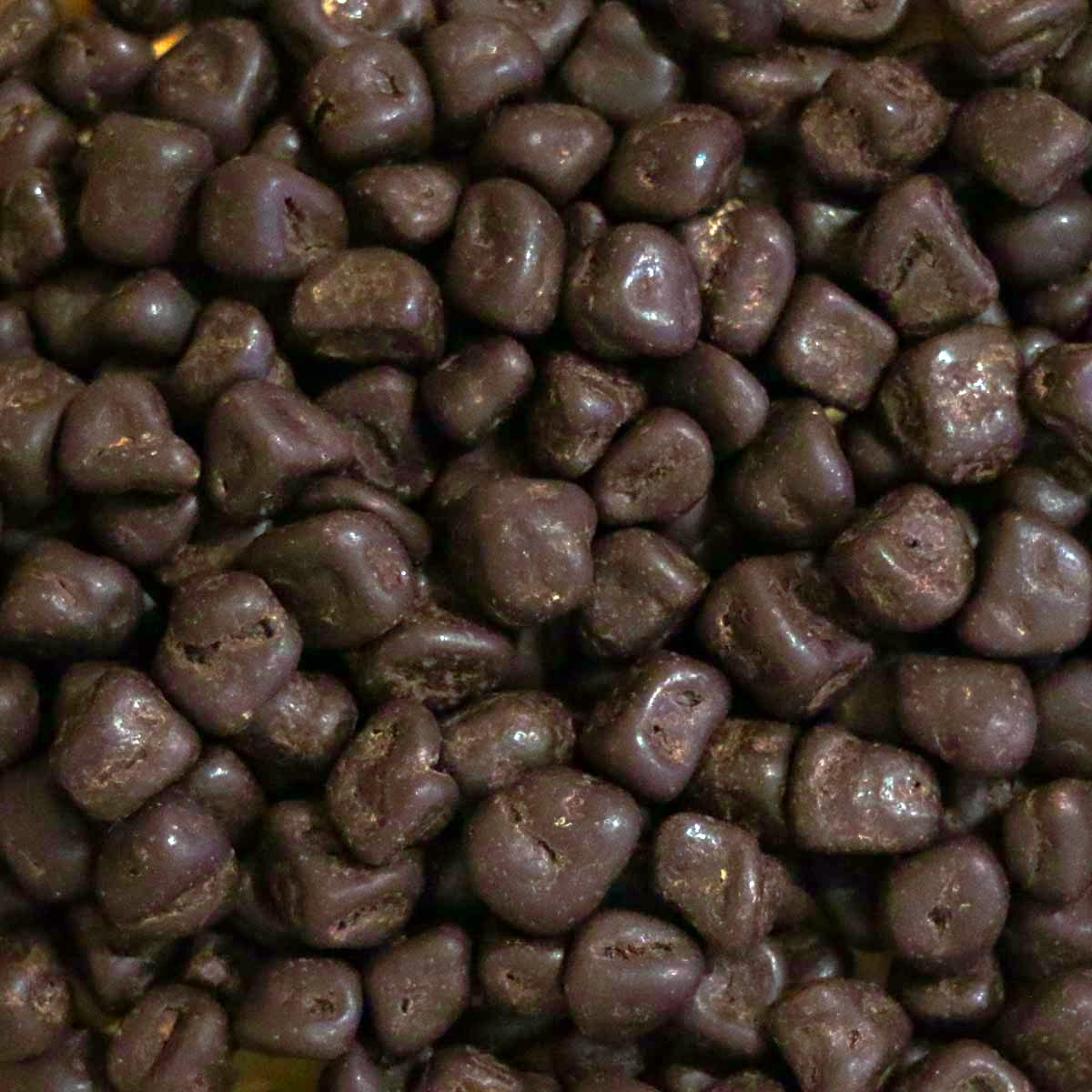 Gingembre confit enrobé de chocolat noir - biologique / équitable