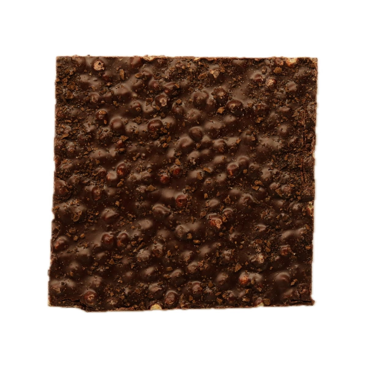 Tablette chocolat noir, quinoa soufflé et café 50g - biologique / équitable
